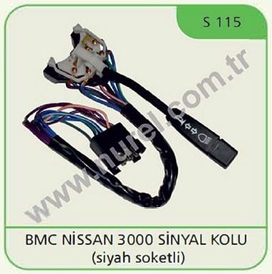 Far Sinyal Kolu Bmc Nissan 3000 Levent Siyah Soketli Tm30 Ym  S115 | Nurel S115