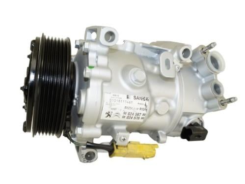 Klima Kompresörü 12v 6pk 119mm Citroen C3 C4 Peugeot 208 | Orj Valeo9802456780