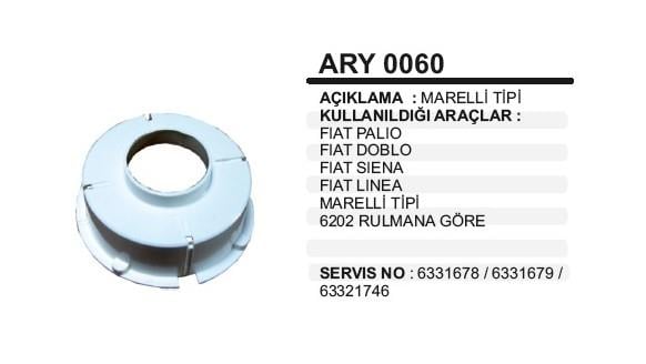Alternatör Rulman Yuvası Marelli Tip Alt Ym Ford Focus | Pars Ary0060