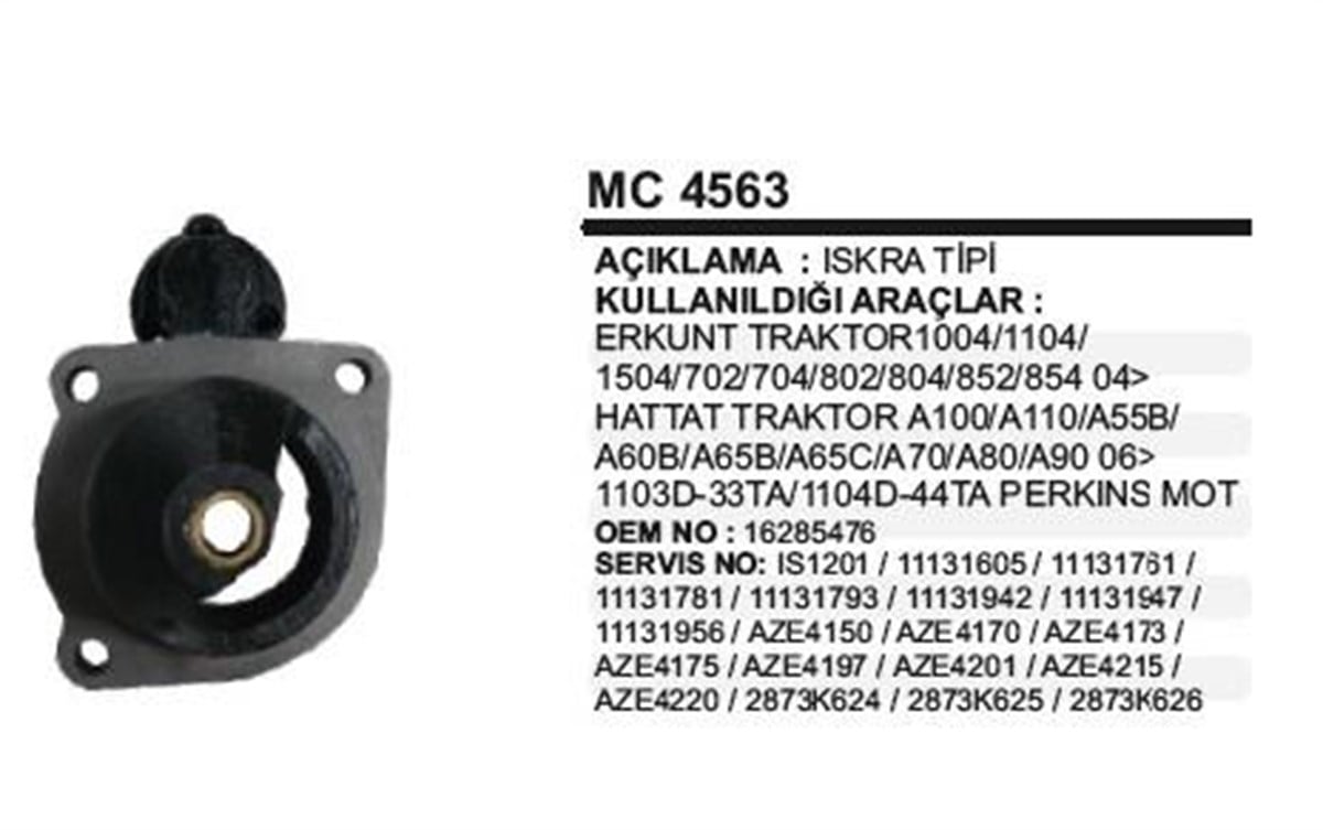 Pinyon Kapağı Iskra Tipi Massey Ferguson Erkunt Valtra Jcb Perkins | Ith Pkmc4563