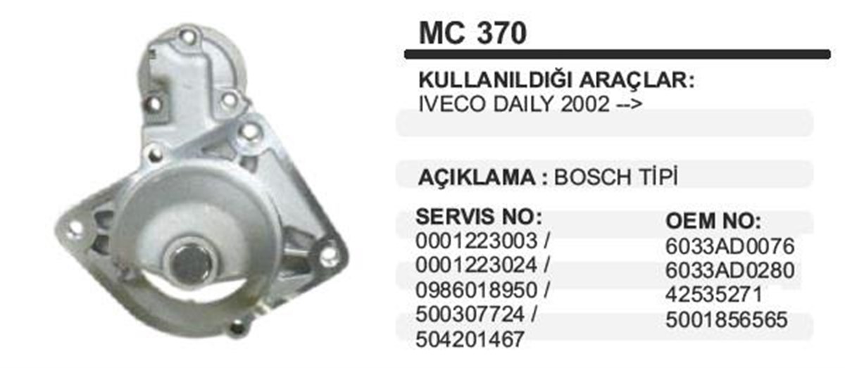 Pinyon Kapağı Iveco Daily 02 Renault Mascot İveco Daıly Mc370 | Ith Pkmc370