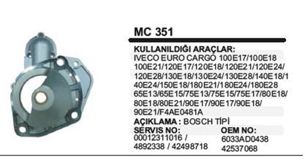 Pinyon Kapağı Iveco Euro Cargo 70e13 100e17 Cargo 70e13 100e17 | Remark Mc351