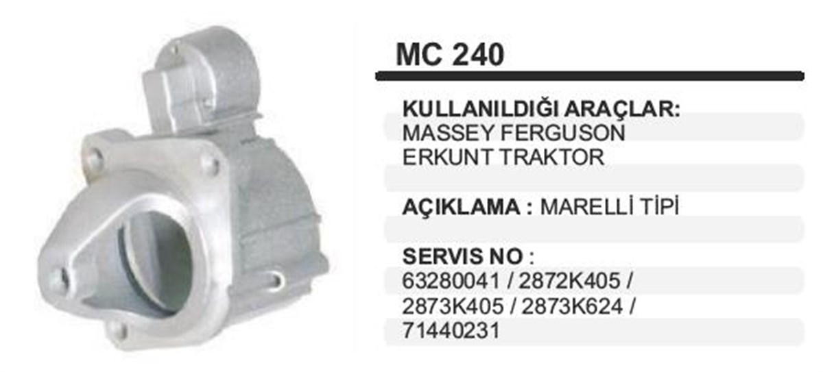 Pinyon Kapağı Perkins Jcb Mf Erkunt Traktör Hidromek  Mc240 | Ith Pkmc240