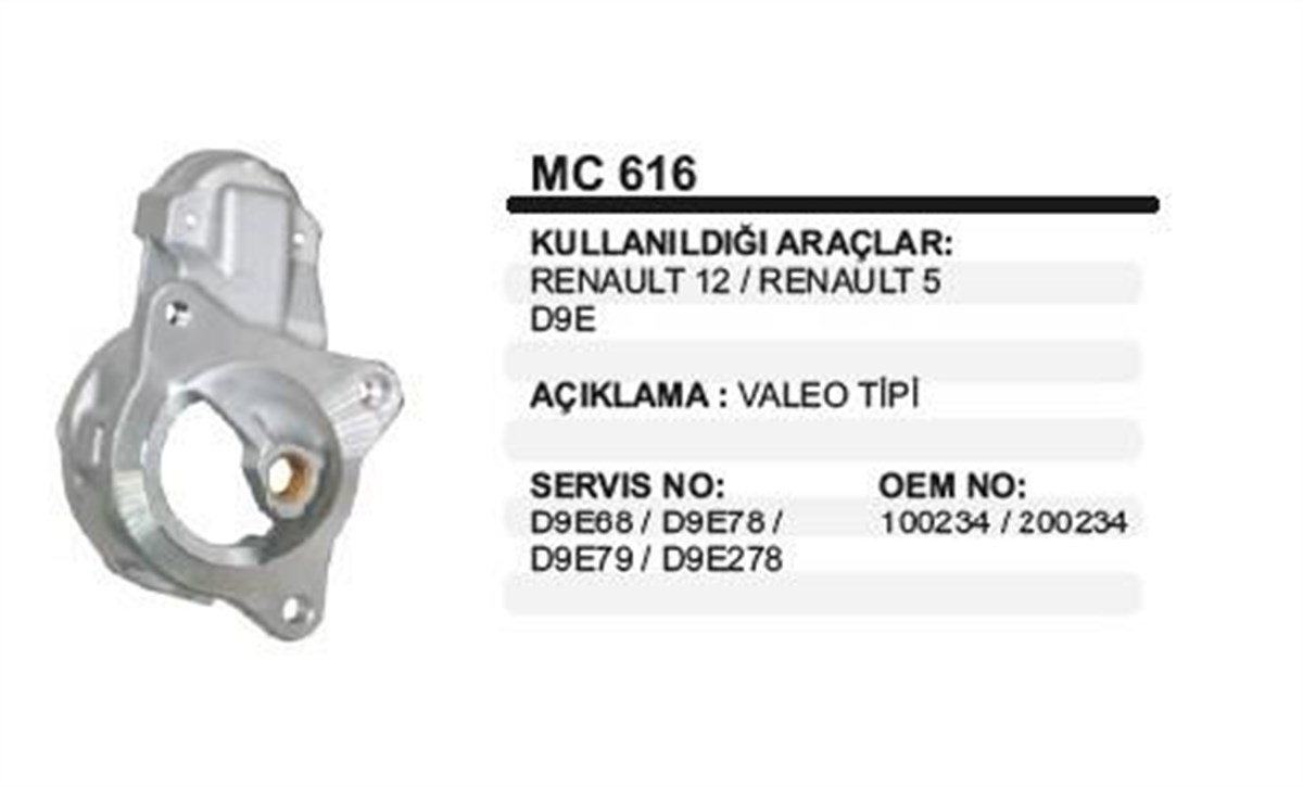 Pinyon Kapağı R12 Toros 0234 | Valeo 100234