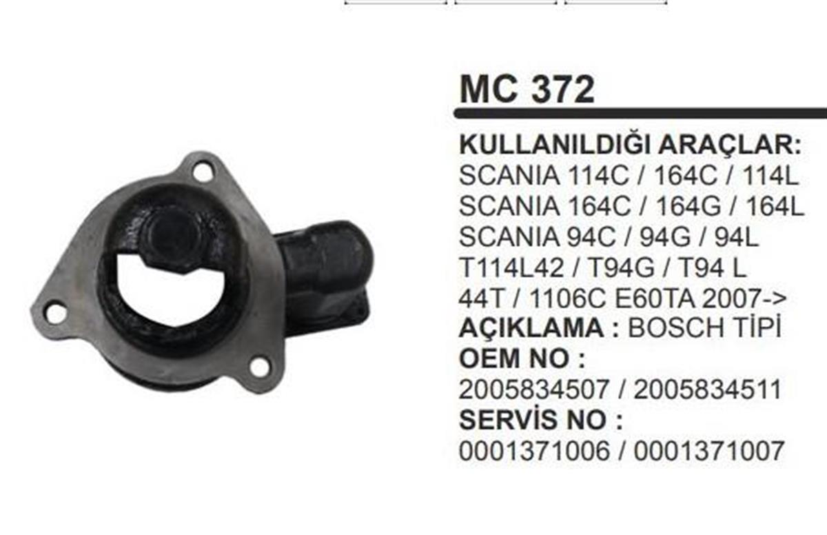 Pinyon Kapağı Scanıa 124 164 T144 K124 96- | Remark Mc372