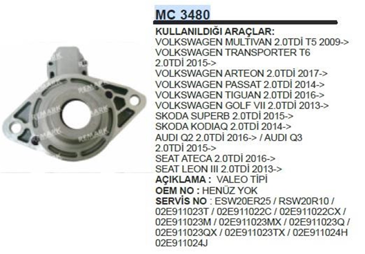 Pinyon Kapağı Vw Passat T6 Audı Q3 Q5 Esw20er25 | Ith Pkmc3480