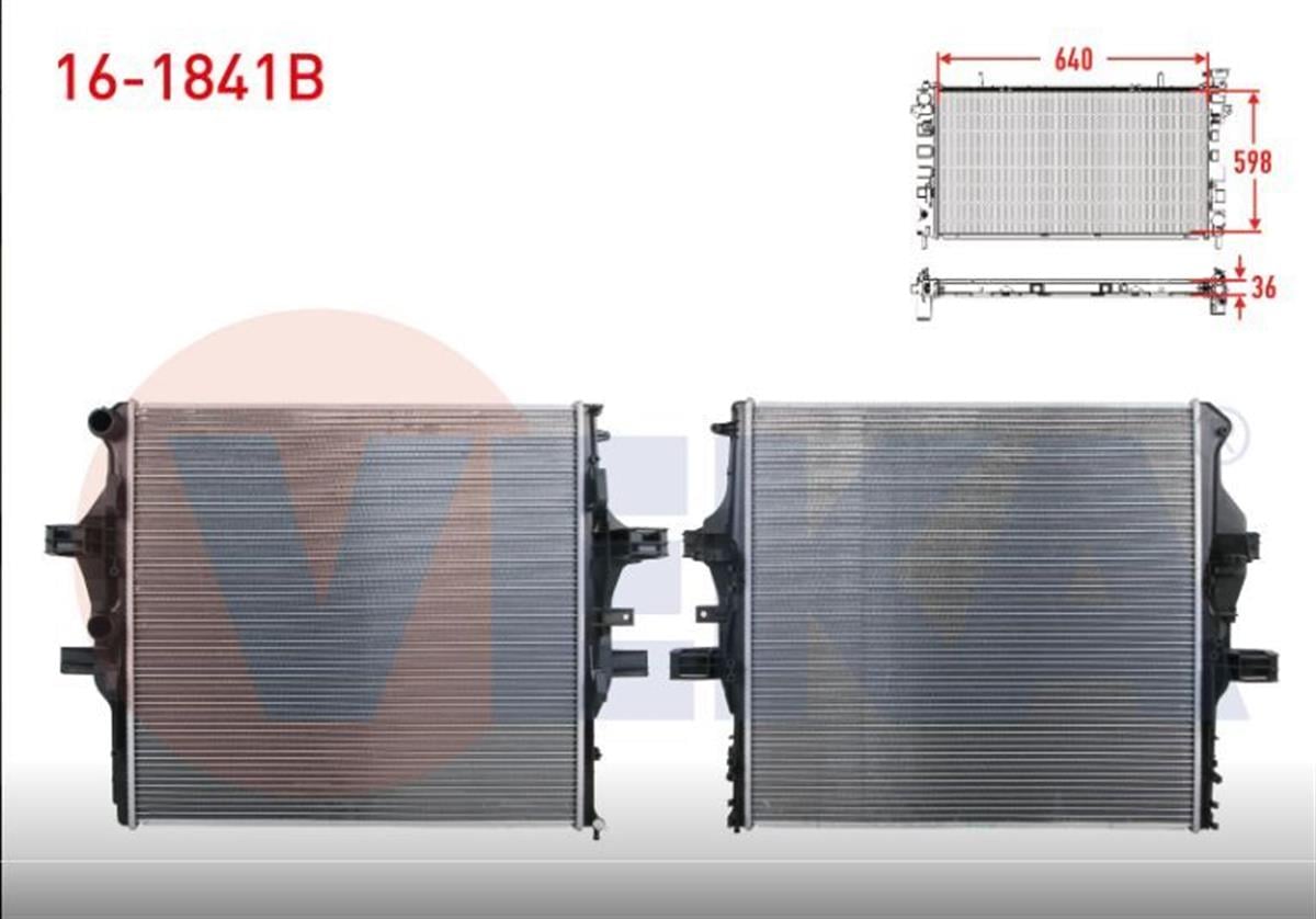 Radyatör Su Radyatörü Brazıng Iveco Daıly V 3.0 D M-t Ac+/- 2011-2014 | Yetsan 2125ıv