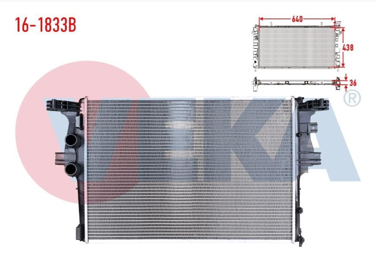 Radyatör Su Radyatörü Brazing Iveco Daily V2.3 D M T Ac | Yetsan 2126ıv