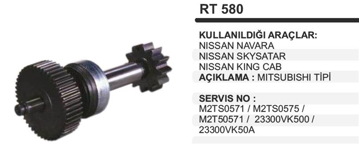 Rediktör Marş Dişli Takımı Nissan Navara Skystar Rt580 Str6020 32715n Str32715n | Schenna Rt580