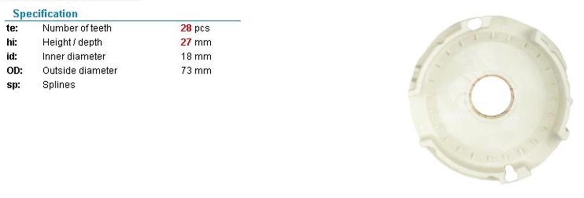 Rediktör Plastiği 28diş (vw Golf Passat)----pam-60.333 | Ith Frpam60333