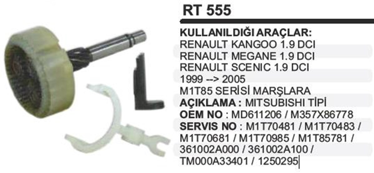 Rediktör Takımı Kango Megan Scenik 1,9 Dcirt555 | Ith Rt555