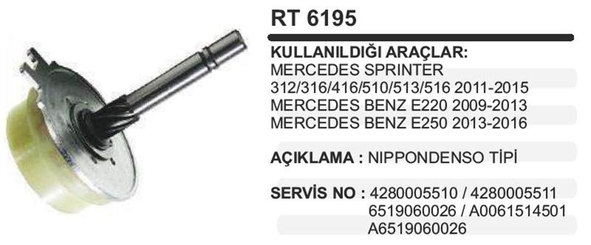 Rediktör Takımı Mercedes Sprinter 316 516 Vito | Martek Rt6195