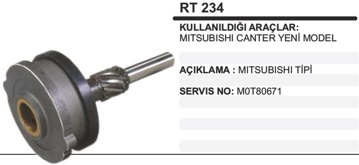 Rediktör Takımı Mıtsubıshı Canter Ym Kobelko Rt234 | Wınwın Rt234