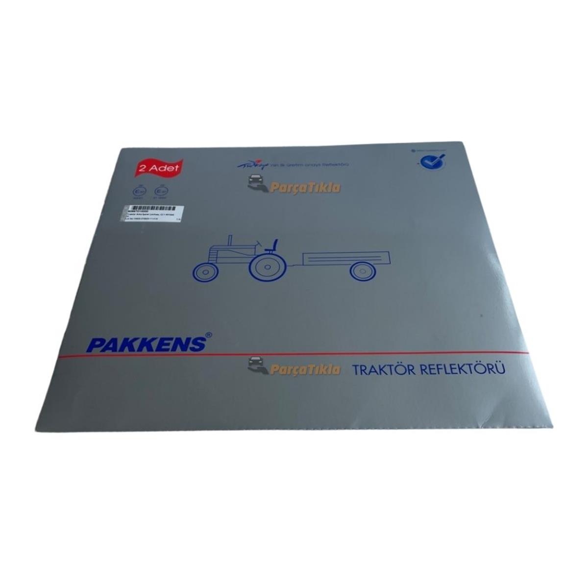 Reflektör Levha Takımı Traktör Römork Reflektör Takım (2 Adet) | Pakkens 90997010000