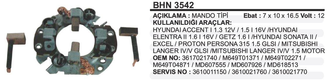 Kömür Yuvası Hyundai Suzuki Mazda 4 Kömürlü Bhn3542 Galant | Remark Bhn3542