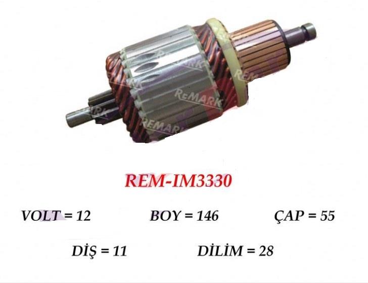 Marş Kollektörü 12v 11diş Bmw 116d 120d 318d 320d X1 | Remark Im3330