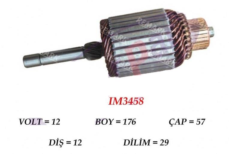 Marş Kollektörü 12v 12diş Hyundai Accent Getz Kia Cerato Rio Benzinli | Remark Im3458