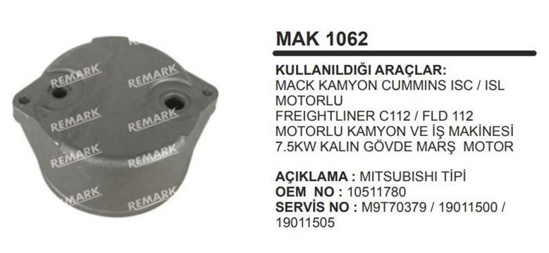 Marş Arka Kapak M9t Mack Kamyon Kalın Gövde | Remark Mc1062