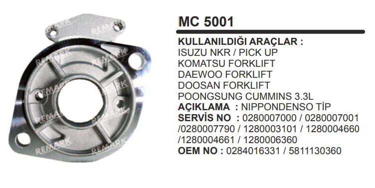 Pinyon Kapağı Nıppon Denso Isuzu Nkr Komatsu | Remark Mc5001