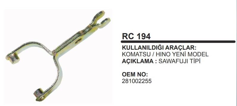 Marş Çatalı Hino26200 Ym | Remark Rc194