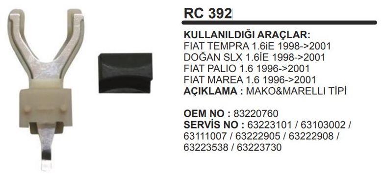 Marş Çatalı Dogan Slx 1.6ie Tempra Palio Siena Marea | Remark Rc392