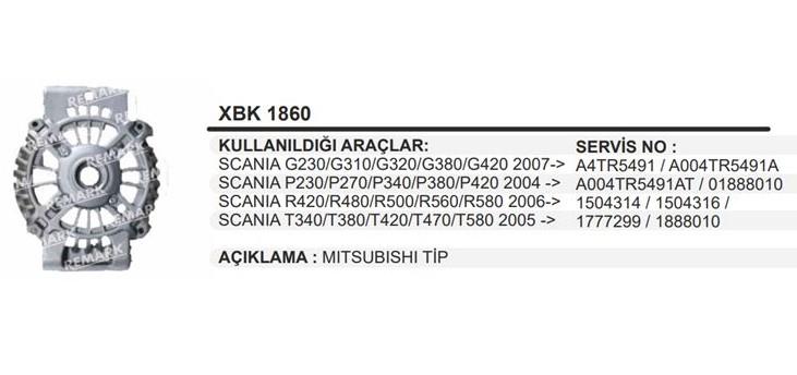 Alt.ön Kapak Scania Gprt 07- | Remark Xbk1860