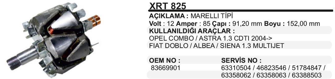 Rotor 12v 85ah Doblo Palio Opel Corsa Xrt825wrt442 | Remark Xrt825
