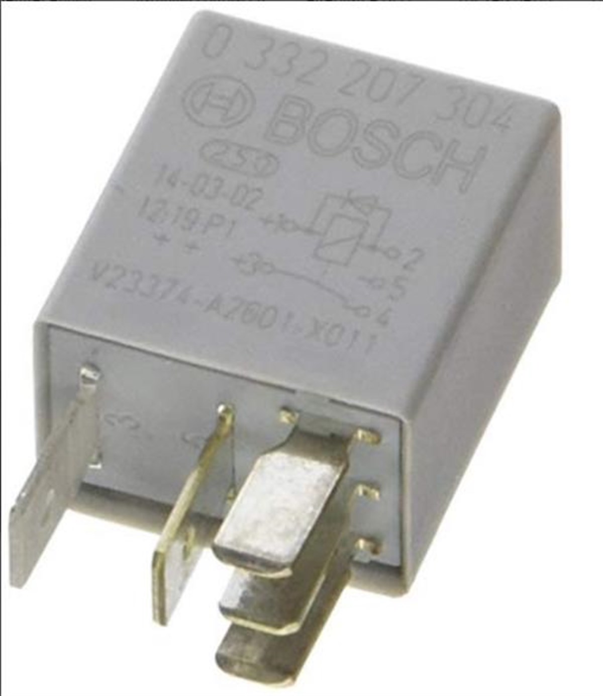 Röle Mini 5 Uçlu 12v 20ah Micro Mikro Röle | Bosch 0332207304