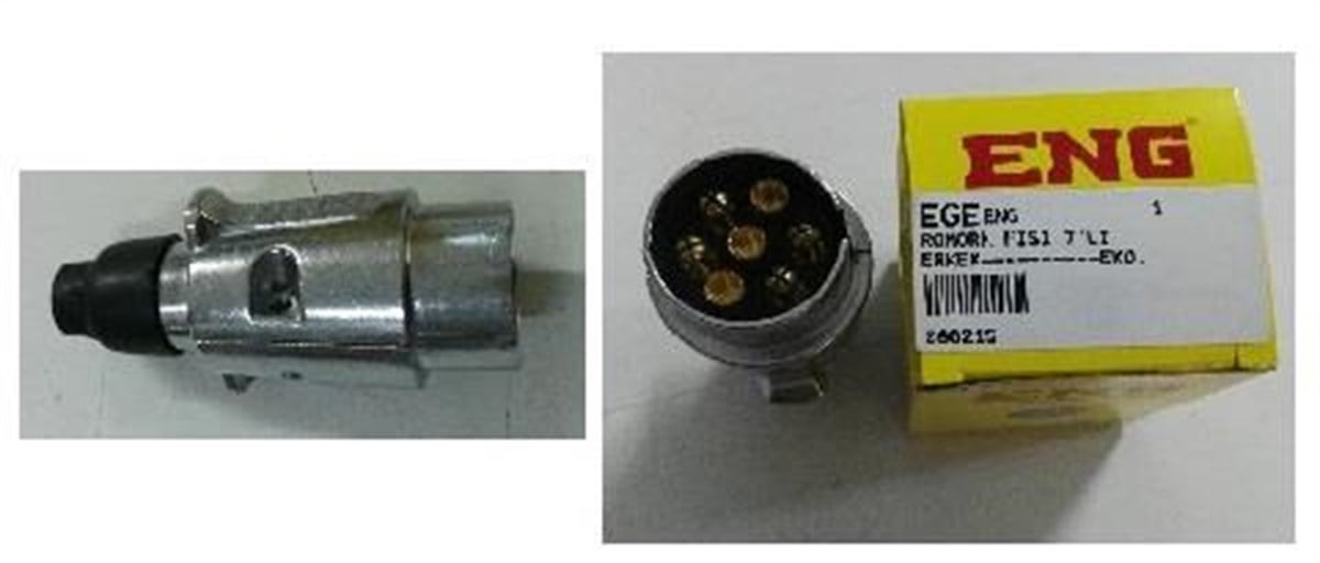 Römork Fişi 7li Erkek Metal Ekonomik | Eng 060215