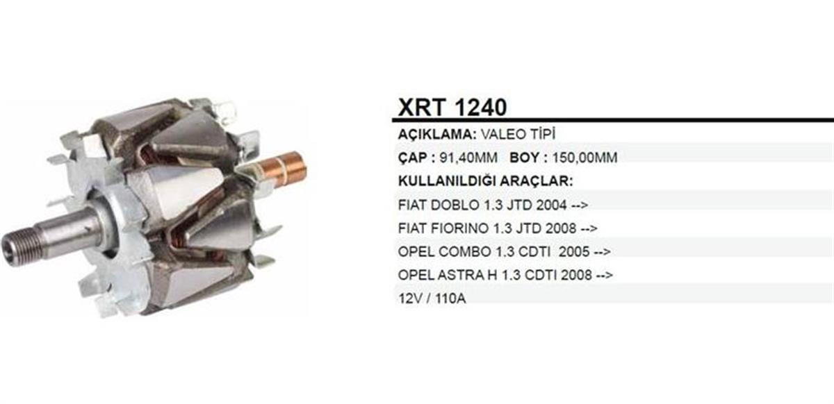 Rotor 12v 90ah-110ah Albea Multi Doblo Doblo Albea 1,3 Mjet Corsa Combo Palio Xrt1007 Wrt888 | Dodo Xrt1240