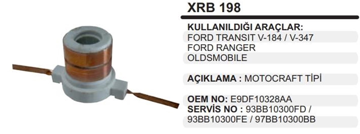 Rotor Bakırı Ford Ranger Transit Wrb198 | Ith Xrb198