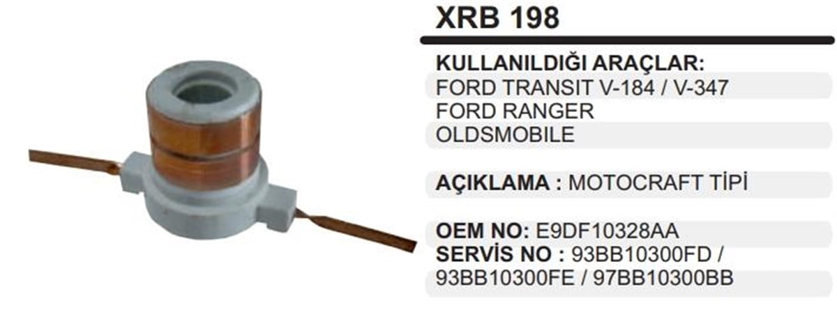 Rotor Bakırı Ford Ranger Transit Wrb198 | Ith Xrb198