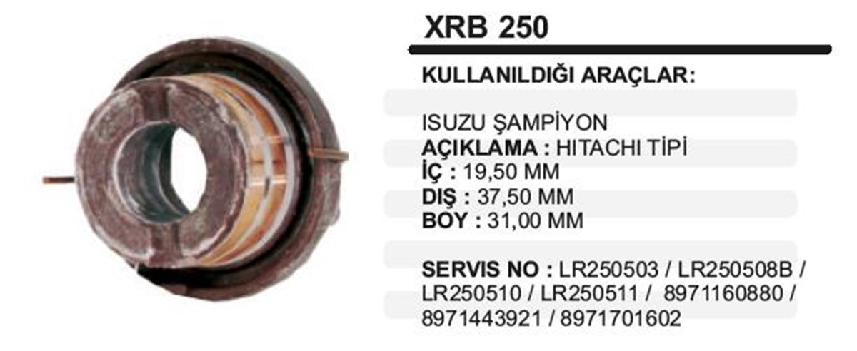 Rotor Bakırı Isuzu Şampiyon  Xrb250 | Ith Xrb250