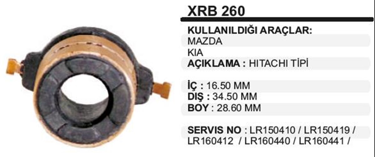 Rotor Bakırı Kia Mazda Kıa | Ith Xrb260