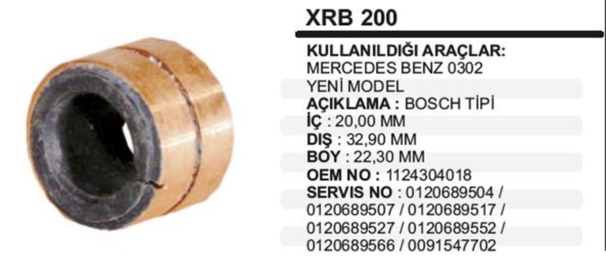 Rotor Bakırı Merc. Benz 403-303 Win112-wrb200 | Ith Xrb200