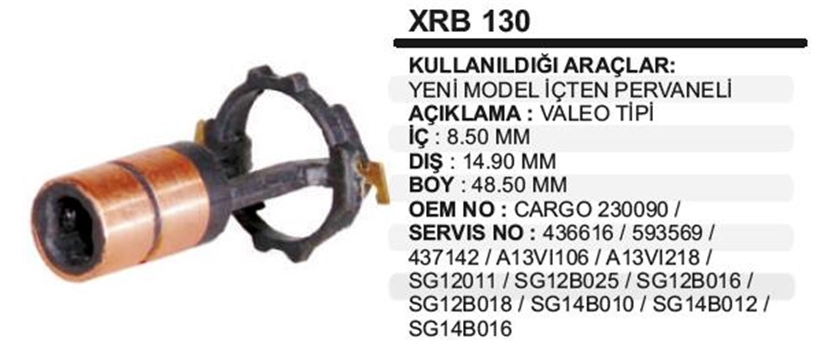 Rotor Bakırı Valeo Tip Reno Kango Megan Ym Wrb130 | Ith Xrb130