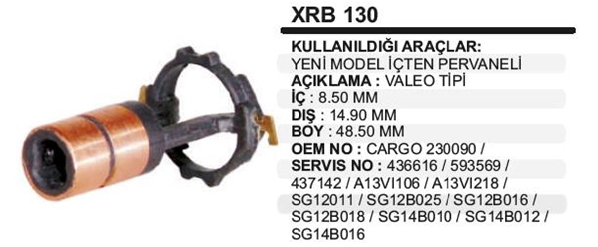 Rotor Bakırı Valeo Tip Reno Kango Megan Ym Wrb130 | Ith Xrb130