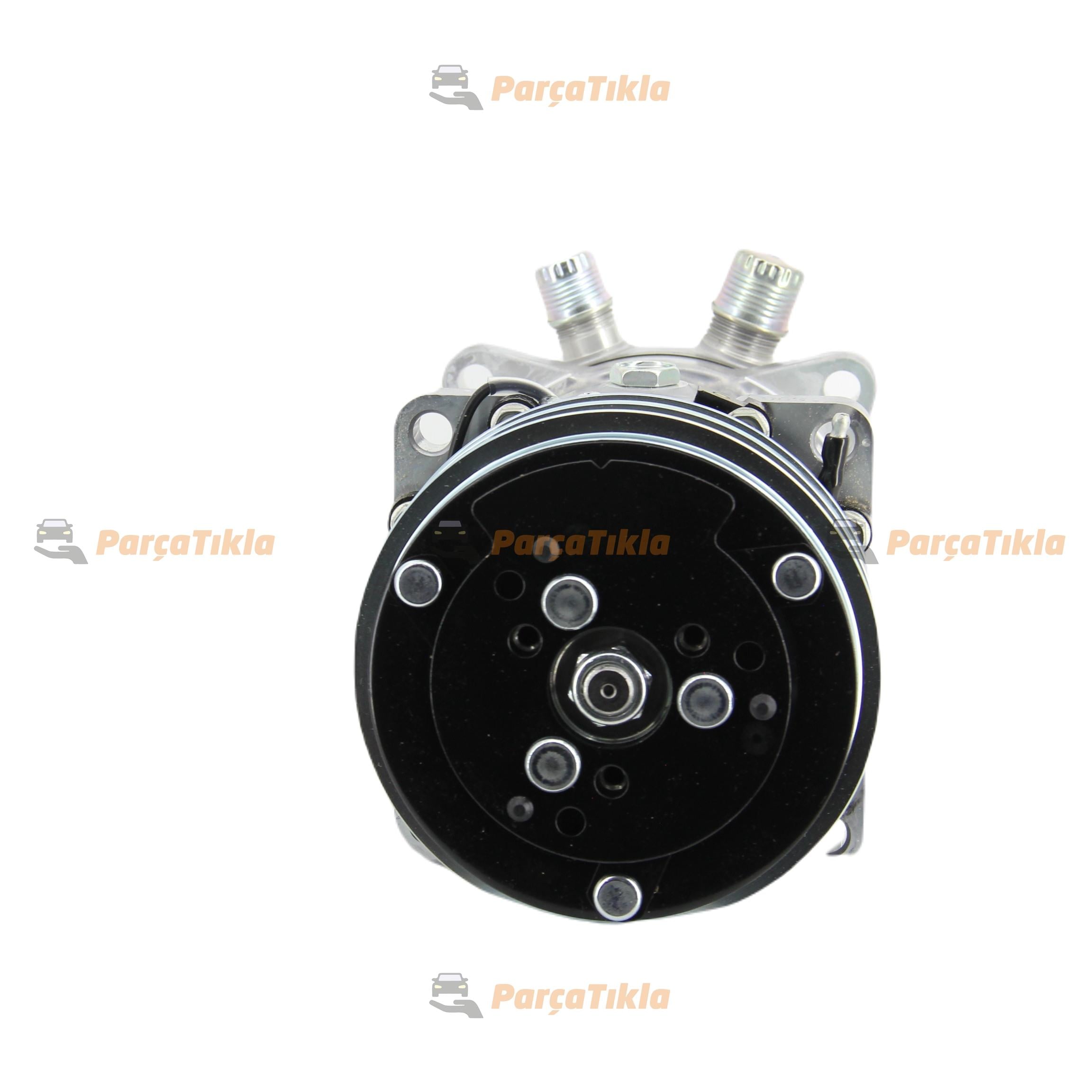 Klima Kompresörü 12v 2pk V Kayış 5h14 132mm Üstten Çıkış İnce Kalın 42010112 Sanden6626 Sd6626 | Sanden 6626