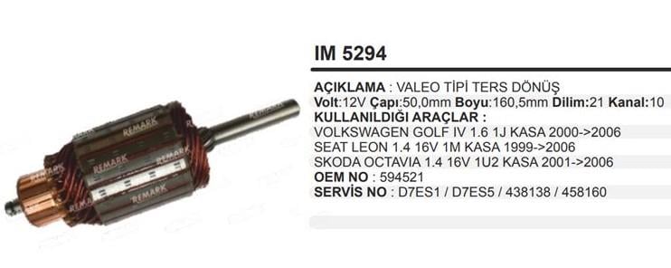 Marş Kollektörü 12v Vw Golf Iv Seat Leon Skoda Octavia Ters Dönüş Valeo Tipi | Schenna Im5294