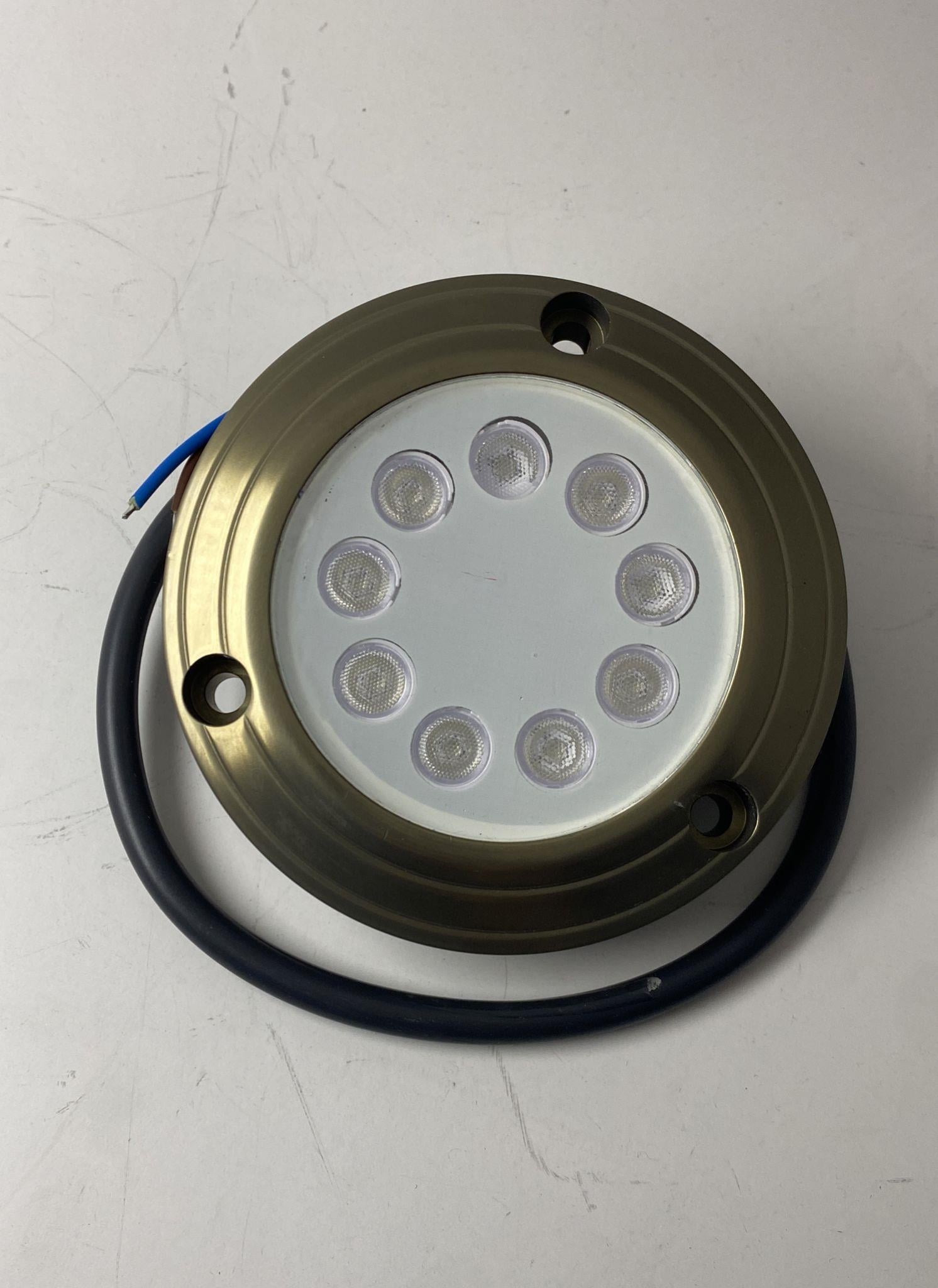 Su Altı Aydınlatma Mavi 9 Led Alüminyum Kasa 9-30v 45watt 800 Lümen | Sealux Sl17212m-9led