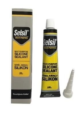 Silikon Tüp 50 Ml Şeffaf Tüp Silikon | Selsil Dop5431