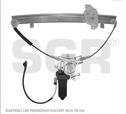 Cam Krikosu 12v Elektrikli Hyundai Accent Sol Sgr 24403 | Sgr 24403