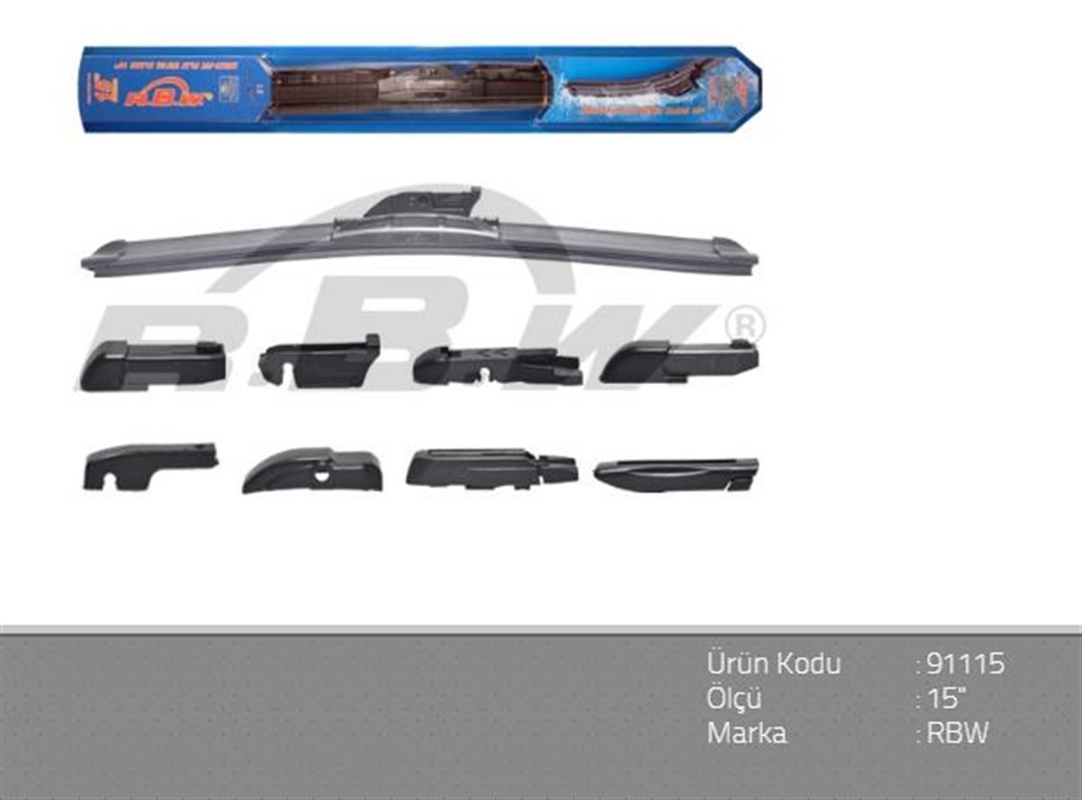 Siecek Süpürgesi 380mm Muz Tip 8 Aparatlı | Rbw 91115