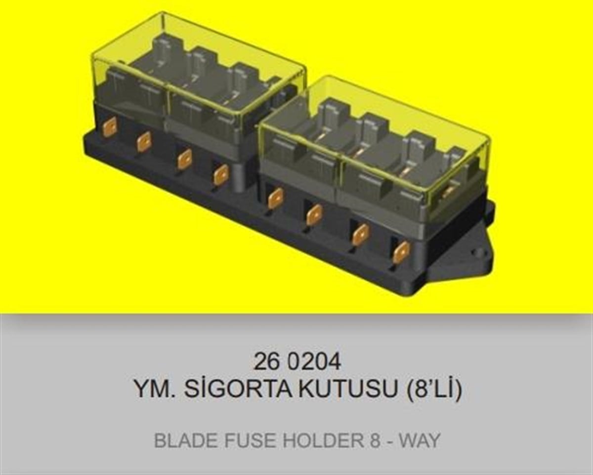 Sigorta Kutusu 8li Bıçaklı Ym Eng260204 | Eng 260204
