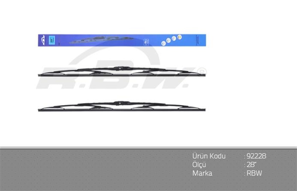 Silecek Süpürgesi 700mm Grafitli | Rbw 92228