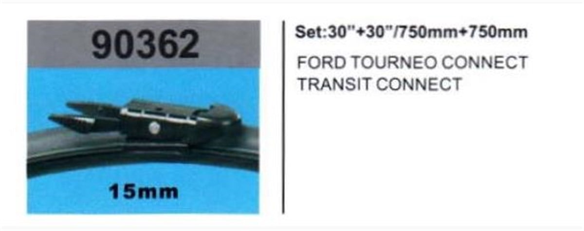 Silecek Süpürgesi Ford Connect Tourneo Transit Rbw90362 | Rbw 90362