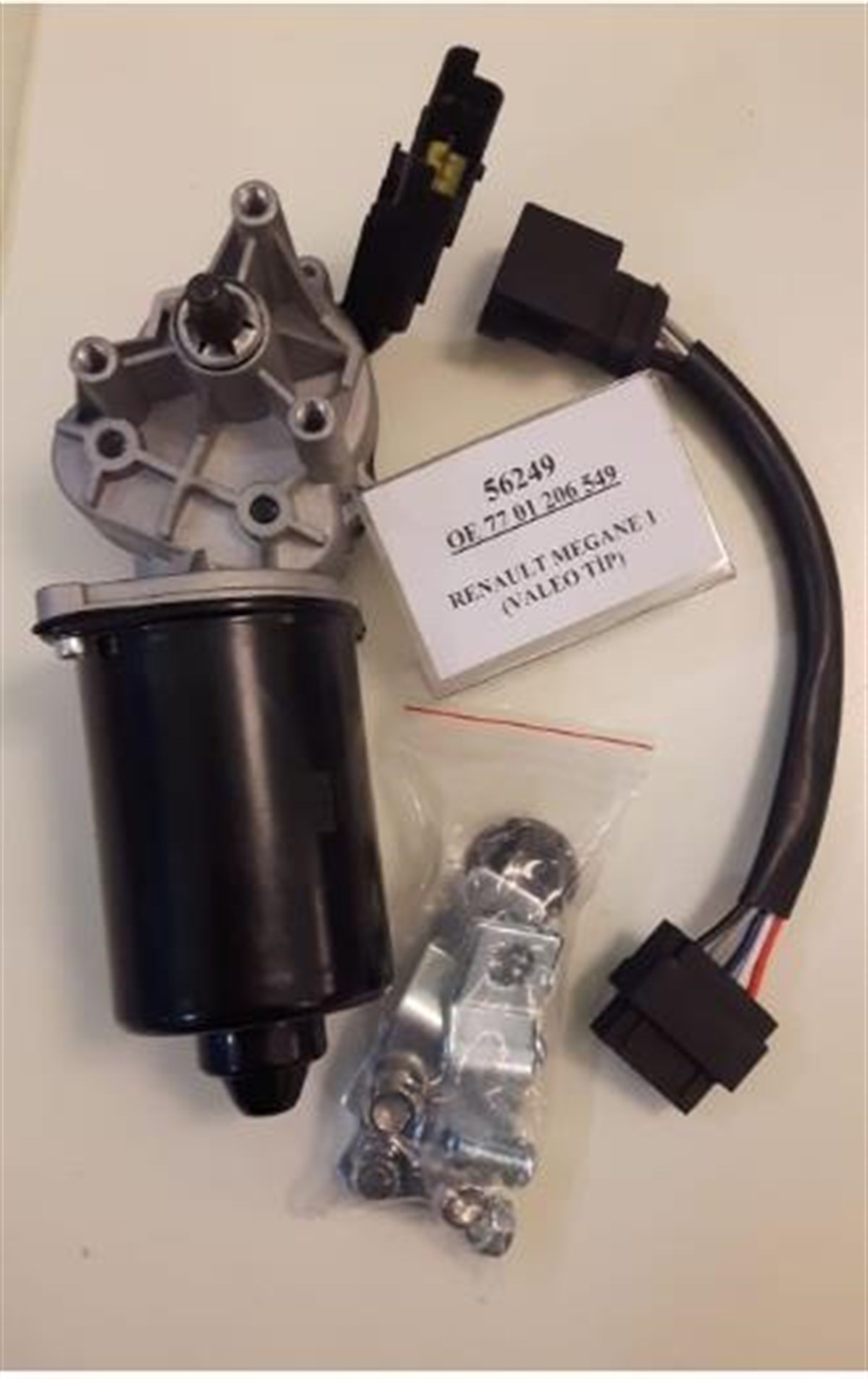 Silgi Motoru 12v Renault 1 Megane 1 Valeo Tipi ( Motor 4fişli Ek Soket İle 5fiş Dönüşüyor ) | Sgr 56249