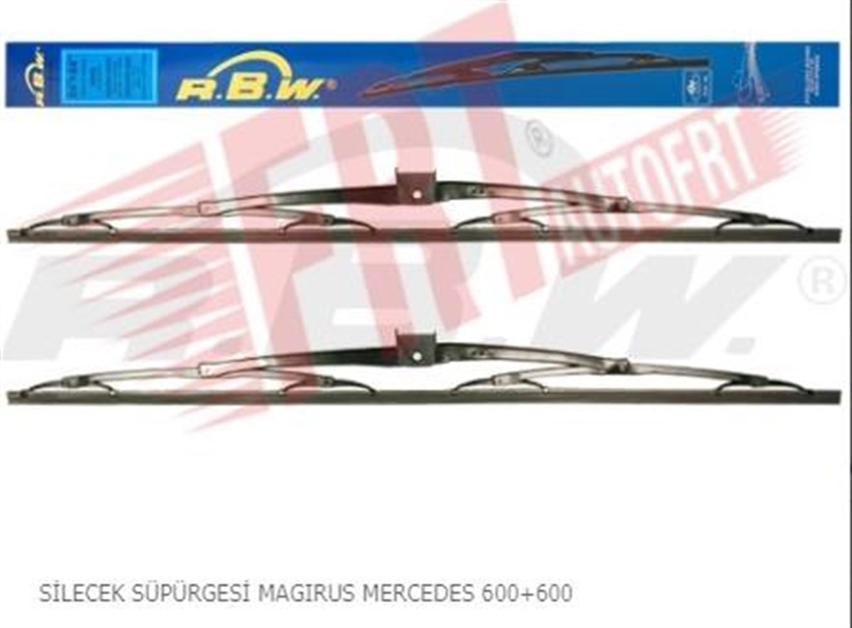 Silgi Süpürgesi 650m+650mm Metal Magırus Otobus | Rbw 92296