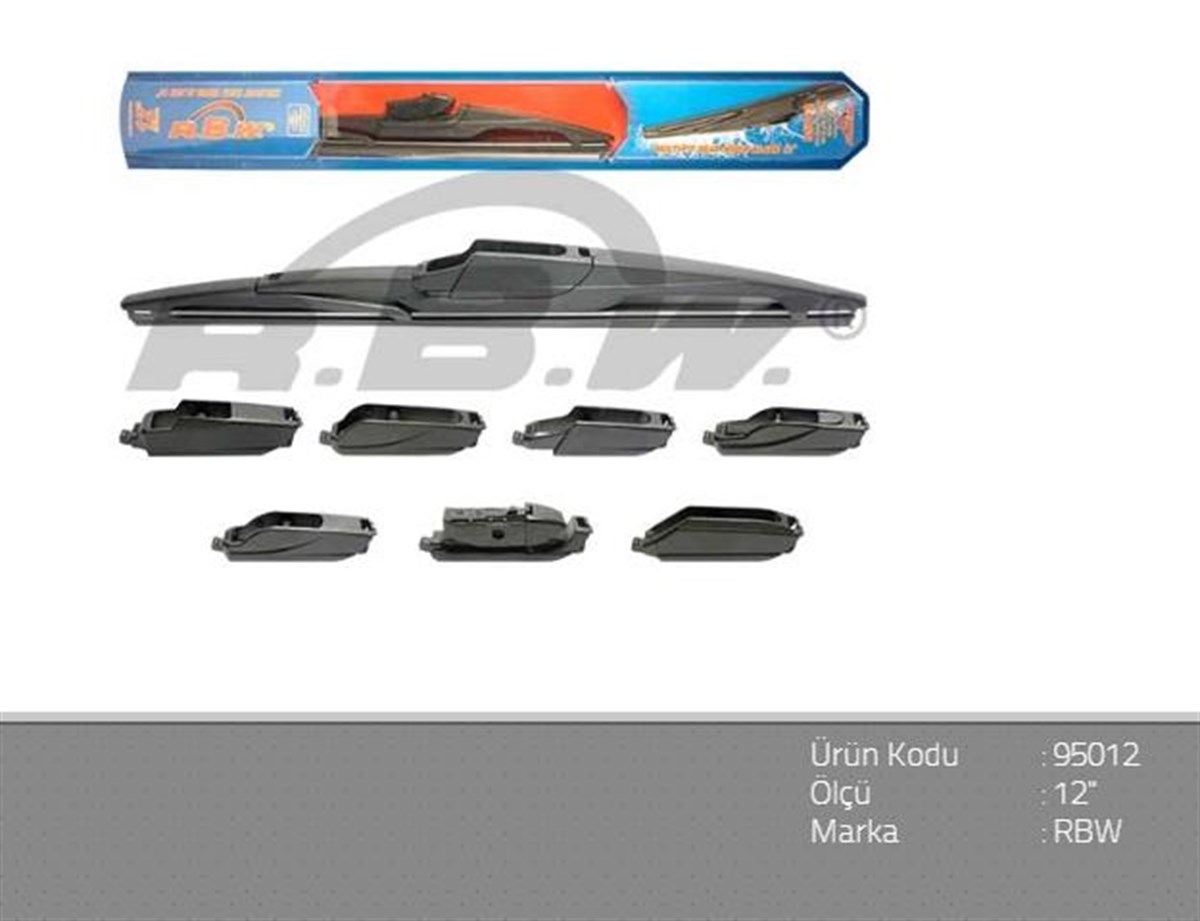Silgi Süpürgesi Arka 30cm 8 Aparatlırbw95012 | Rbw 95012