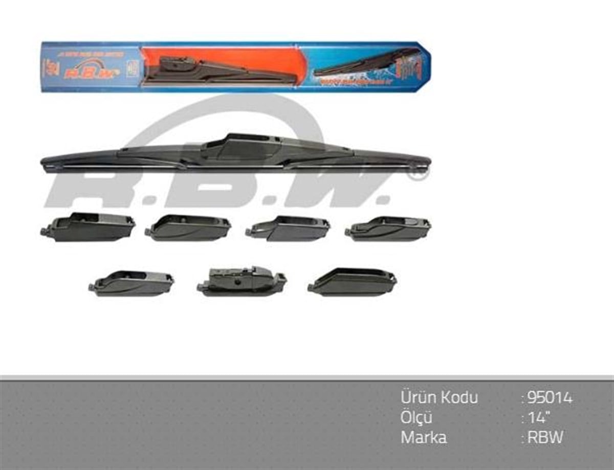 Silgi Süpürgesi Arka 35cm 8 Aparatlı Rbw95014 | Rbw 95014